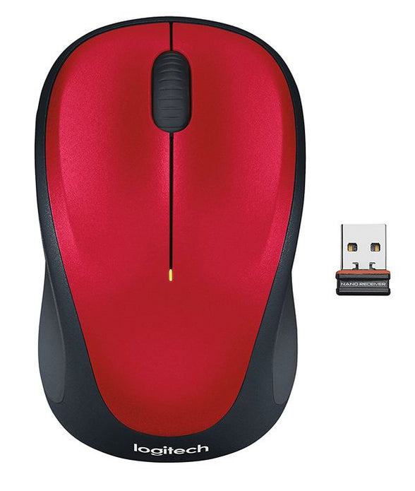 Logitech Wireless Mouse M235 - Red