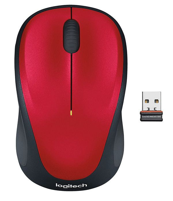 Logitech Wireless Mouse M235 - Red