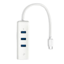 UE330C USB Type-C 3-Port Hub & Gigabit Ethernet Adapter