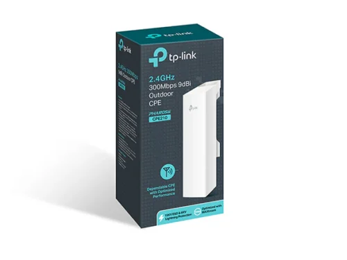 TP-Link CPE210 - 2.4GHz 300Mbps 9dBi Long Range Outdoor CPE - Image 3