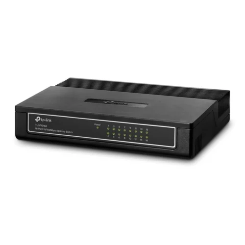 TP-LINK TL-SF1016D Unmanaged 10/100Mbps 16-Port Desktop Switch - Ver 7.0