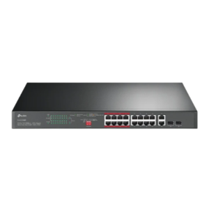 TL-SL1218MP 16-Port 10/100Mbps + 2-Port Gigabit Unmanaged PoE Switch