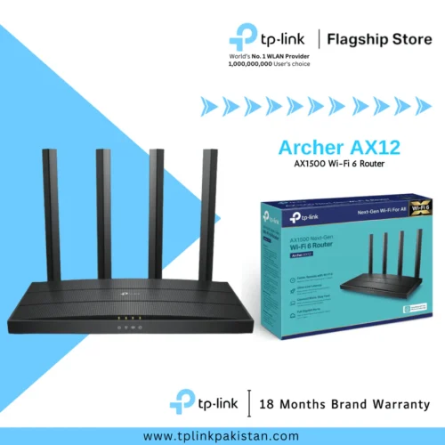 TP-Link Archer AX12 AX1500 Dual-Band Gigabit Wi-Fi 6 Router - Image 3