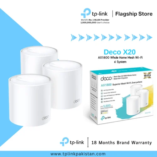 TP-Link Deco X20 AX1800 Whole Home Mesh Wi-Fi 6 System - 3-Pack | Ver 3.0 - Image 2