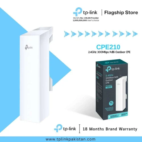 TP-Link CPE210 - 2.4GHz 300Mbps 9dBi Long Range Outdoor CPE - Image 4
