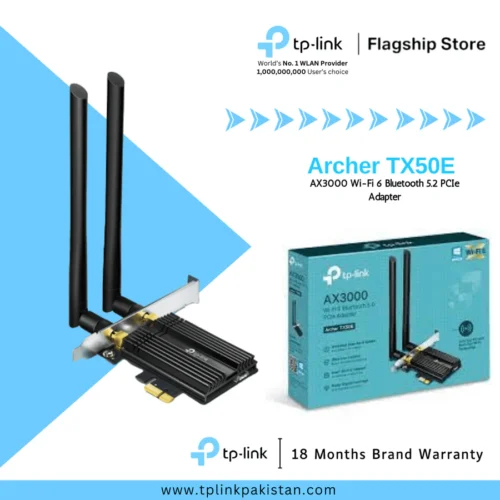 Archer TX50E AX3000 Wi-Fi 6 Bluetooth 5.2 PCIe Adapter