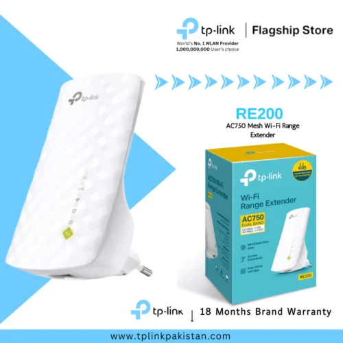 TP-Link RE200 AC750 Mesh Wi-Fi Range Extender - Ver 4.0 - Image 2
