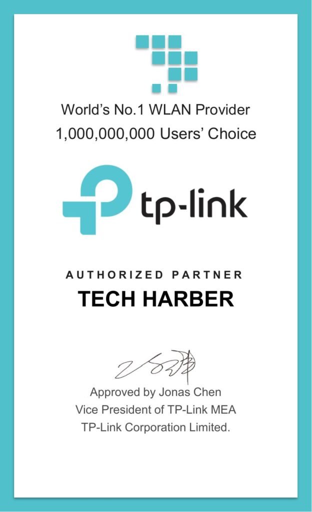 TP-Link Authorized Partner Certificate - Tech Harber